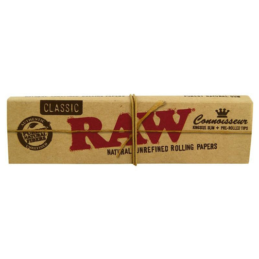 RAW Classic Connoisseur Papers King Size 32 Blatt + Tips